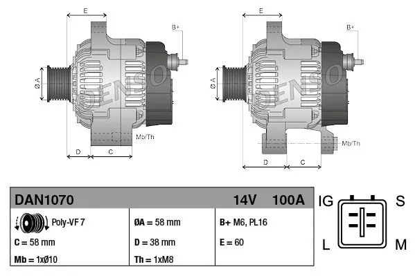 alternator-dan1070-den