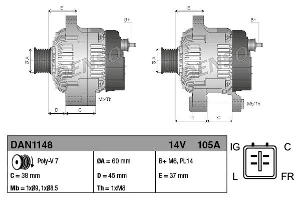 alternator-dan1148-den