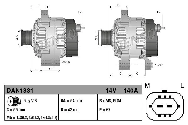 alternator-dan1331-den