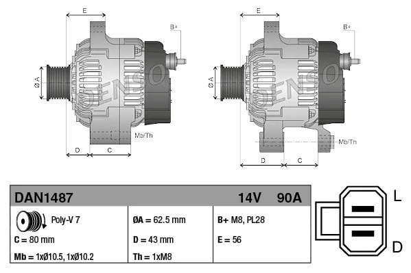 alternator-dan1487-den
