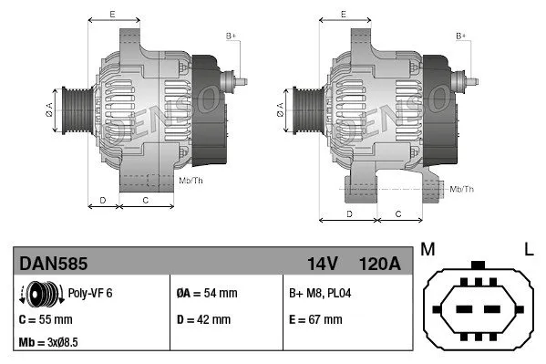 alternator-dan585-den