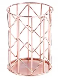 organizer-przybornik-na-dlugopisy-rozowy-zloty-glamour