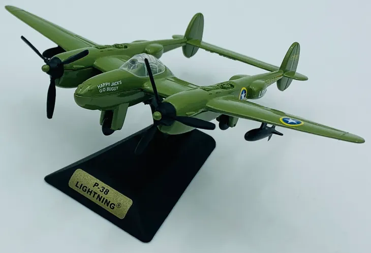 samolot-lockheed-p-38-lightning-model-metal-motormax-marka-motormax-stan-zlozenia-calosc-die-cast