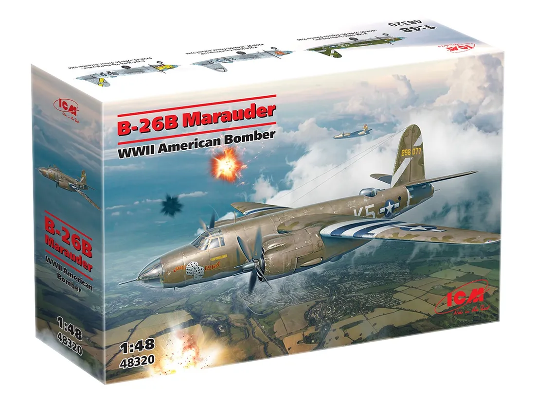 samolot-douglas-b-26b-marauder-model-48320-icm