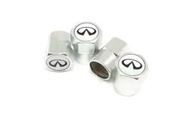 nakretki-na-wentyle-samochodowe-do-infiniti-chrom-tuningowe-z-logo-infiniti