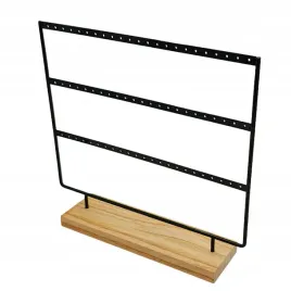 metalowy-stojak-czarny-z-drewniana-podstawka-72-otwory-loft-loftowy