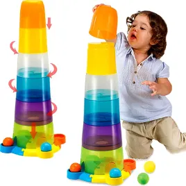 duza-wieza-z-pileczkami-piramidka-sensoryczna-sorter-65-cm