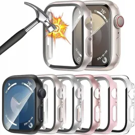 6x-etui-do-apple-watch-series-9-8-7-41-mm-z-hartowanym-szklem-twarda-oslona
