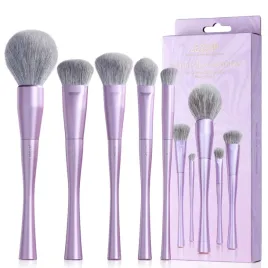 jessup-luxury-purple-face-makeup-brush-zestaw-pedzli-t514-5szt