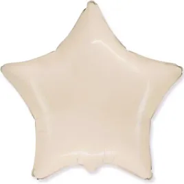 balon-foliowy-gwiazdka-satynowa-pastelowy-bezowy-45-cm-18cali-party-spot