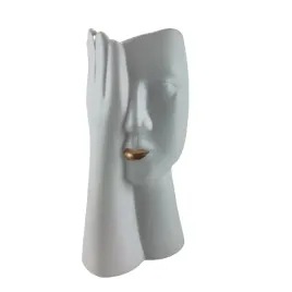 bialy-wazon-z-motywem-twarzy-25cm