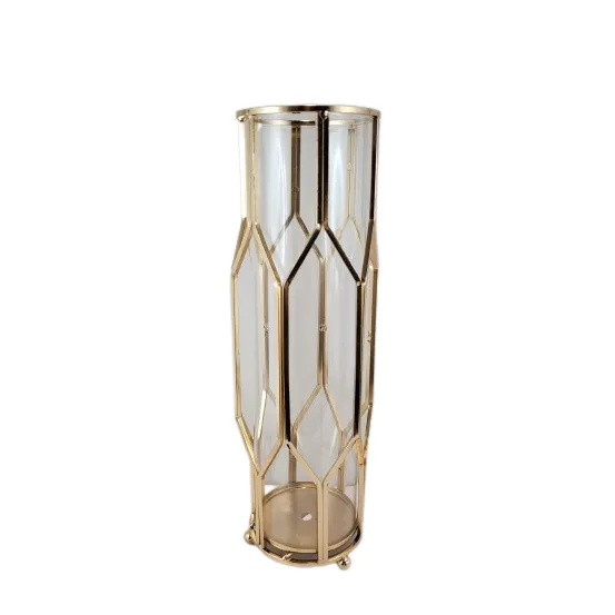 wazon-metal-szklo-35-cm