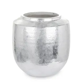 wazon-oslonka-kamionkowa-srebrna-h-28-cm