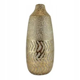 wazon-25-cm-zloty-wytlaczany-we-wzory-prezent