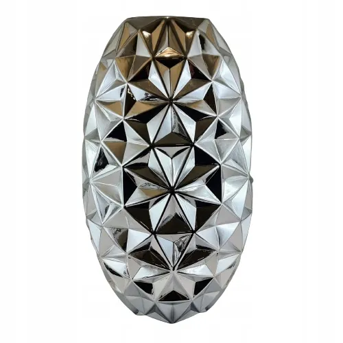 wazon-szklany-silver-34cm-premium