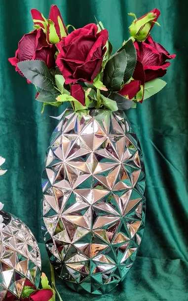 wazon-szklany-silver-34cm-premium-material-szklo