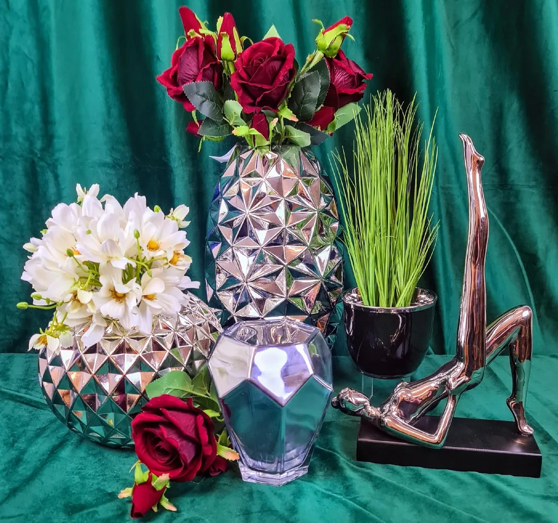 wazon-szklany-silver-34cm-premium