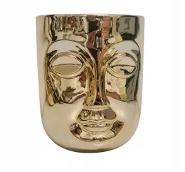 wazon-ceramiczny-oslonka-twarz-zloty-18x18x22cm