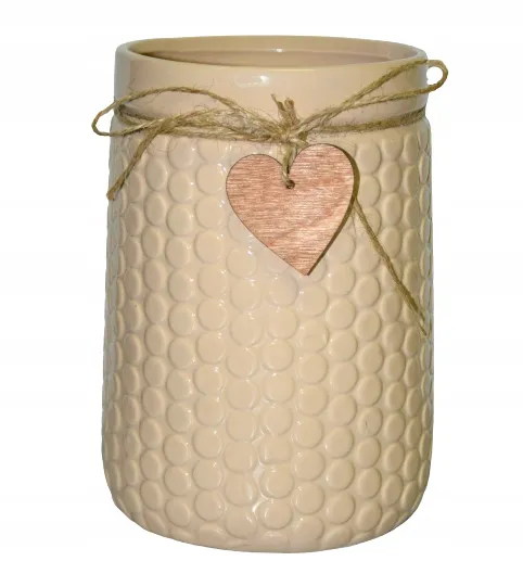 wazon-ceramiczny-bezowy-h20cm