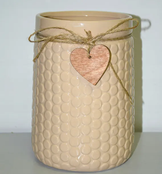 wazon-ceramiczny-bezowy-h20cm-stan-nowy