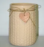 wazon-ceramiczny-bezowy-h20cm-stan-nowy