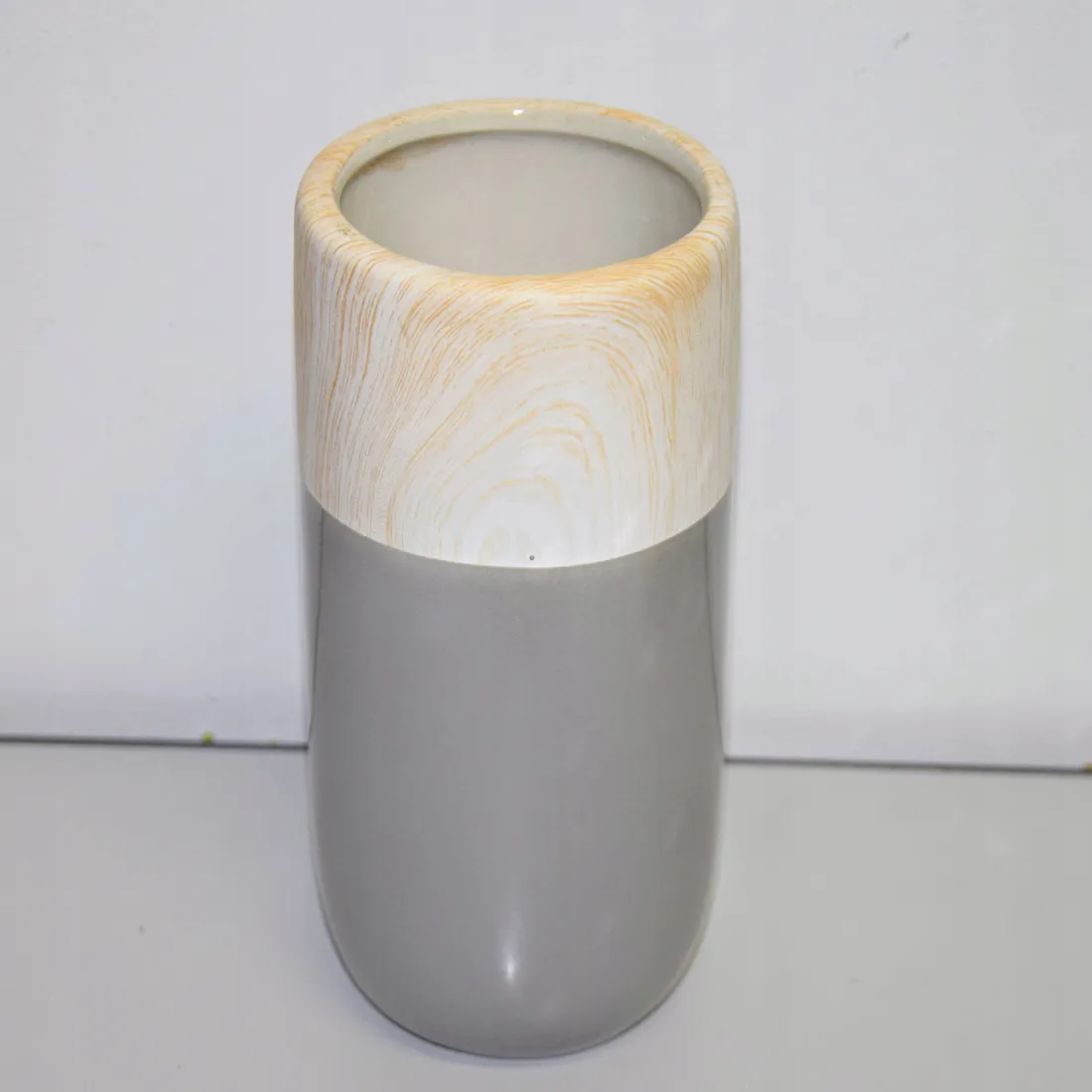 wazon-9x20cm-szary-bezowy