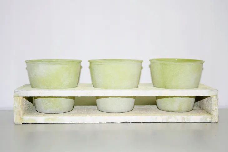 wazon-potrojny-10x31cm-kolor-odcienie-zieleni