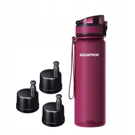 butelka-filtrujaca-aquaphor-city-z-3-filtrami-bordowa