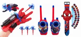 spider-man-rekawica-wyrzutnia-siec-zegarek-krotkofalowki-walkie-talkie