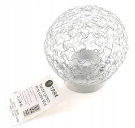 lampion-swiecznik-metalowy-11-cm-bialy-trax-nowy