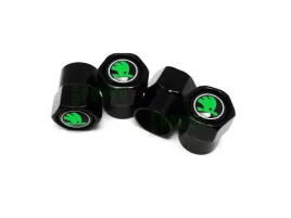 metalowe-nakretki-na-wentyle-skoda-z-logo-do-samochodow-skoda-czarny-chrom