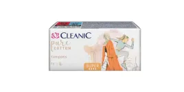 cleanic-pure-cotton-tampony-super-z-bawelny-organicznej-16-sztuk