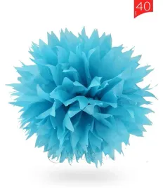 pompon-z-bibuly-kula-40cm-niebieski-uniw