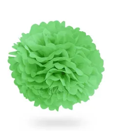 pompon-z-bibuly-kula-40cm-zielony-uniw