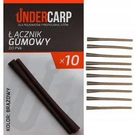 lacznik-gumowy-do-pva-wedkarski-karpiowy-brazowy-undercarp-10-szt