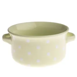 miska-ceramiczna-pistacjowa-w-biale-kropki-z-uszkami-560-ml