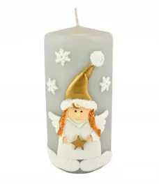 swieca-ozdobna-szara-12cm-winter-angel-swieta