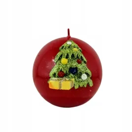 swieca-kula-czerwona-10cm-holly-christmas-choinka
