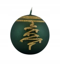 swieca-kula-fi-100-glitter-tree-butelkowa-zielen
