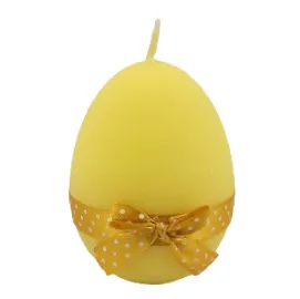 swieca-jajko-14cm-easter-joy-welur-zolta-stan-nowy
