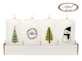 swieca-pienkowa-100-50-4-szt-christmas-decal-mix-matowa-biala-zielon