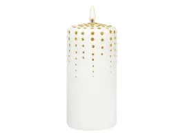 swieca-pienkowa-150-70-glitter-dots-lakier-matowy-biala