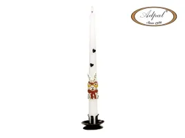 swieca-dluga-29cm-brown-rabbit-lakier-biala