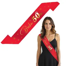 szarfa-urodzinowa-boska-50-czerwony-160-cm