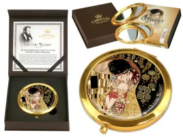 lusterko-ozdobione-motywem-z-obrazu-el-beso-pocalunek