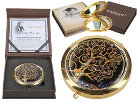 lusterko-ozdobne-kieszonkowe-klimt-drzewo-zycia-do-torebki