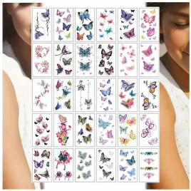 tatuaze-zmywalne-dla-dzieci-kolorowe-motyl-motyle-or-mix-30-wzorow