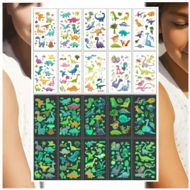 tatuaze-zmywalne-dla-dzieci-swiecace-w-ciemnosci-dinozaury-pro-10-wzorow