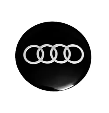 znaczek-emblemat-aluminium-do-audi14mm-kluczyk-pilot-waga-z-opakowaniem-0-1-kg