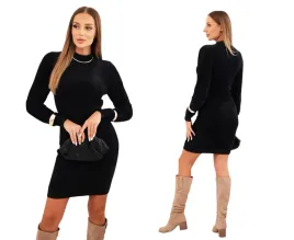 czarna-dzianinowa-sukienka-damska-z-dlugim-rekawem-elegancka-dopasowana